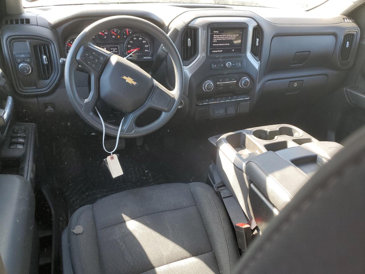 2022 Chevrolet Silverado VIN 3GCPABEK5NG639852 Copart auction photo, front end / side damage thumbnail 8