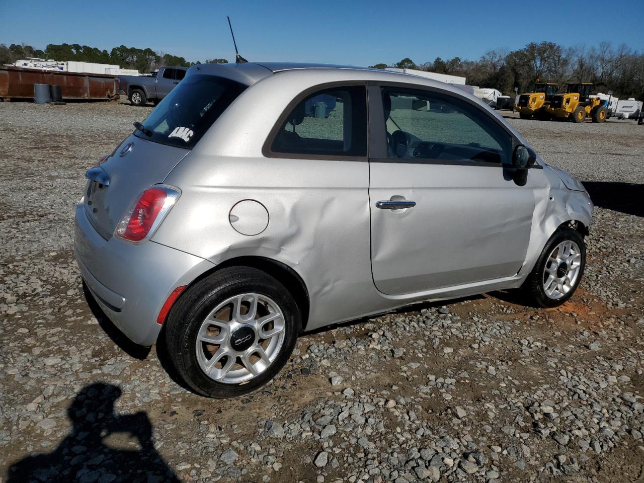 2013 Fiat 500 VIN 3C3CFFAR4DT689677 Copart auction photo, all over damage thumbnail 3