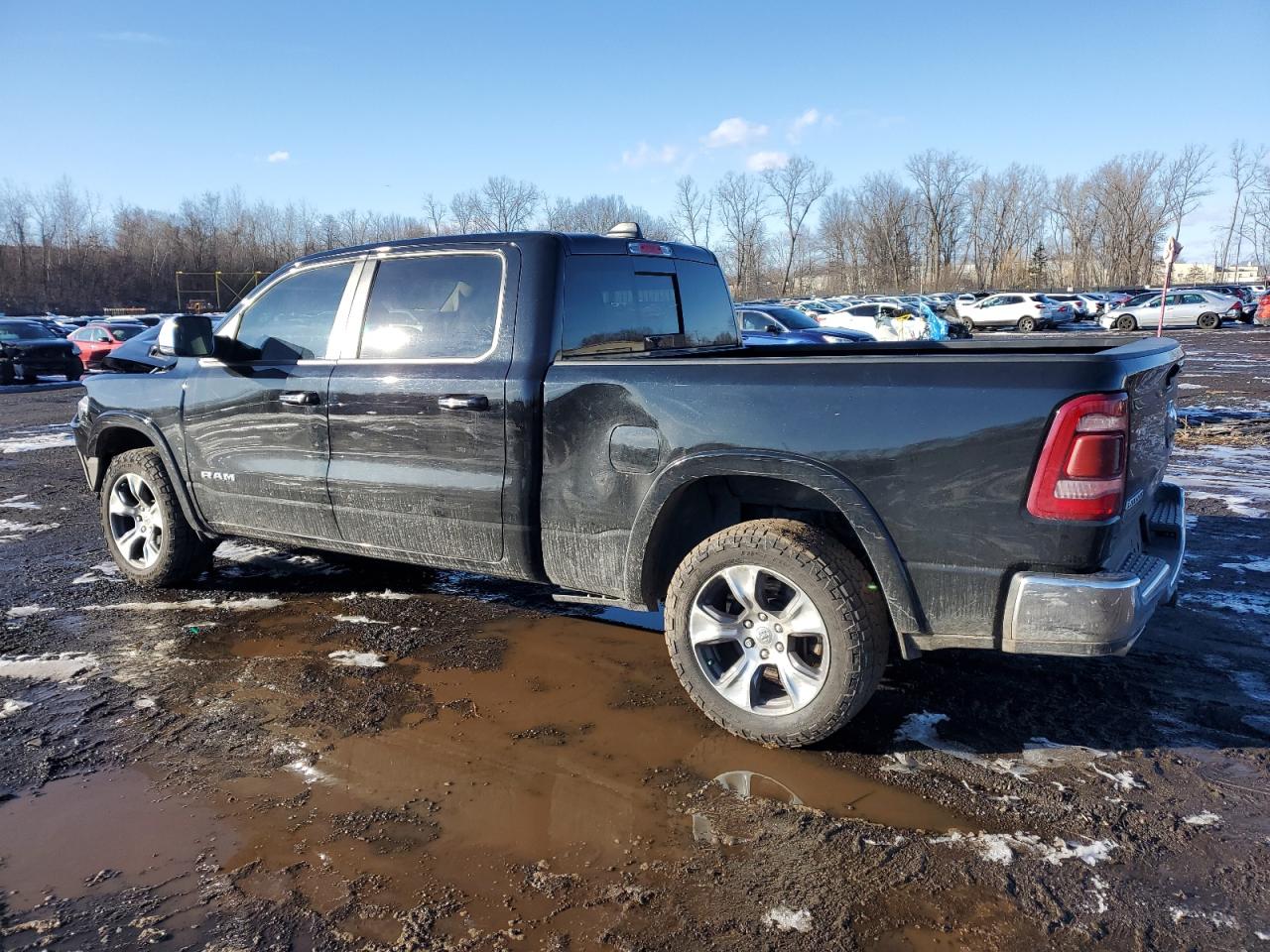2019 RAM 1500 VIN 1C6SRFRT1KN586803 Copart auction photo, front end damage thumbnail 2