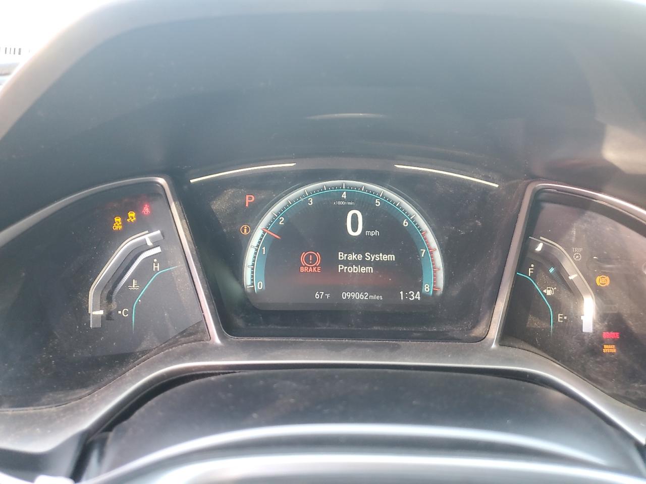 2017 Honda Civic VIN 2HGFC1F71HH658799 Copart auction photo, rear end damage thumbnail 9