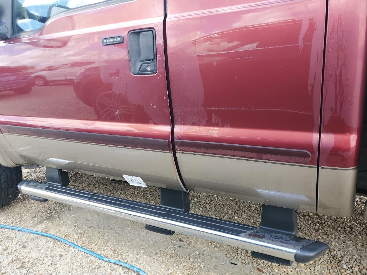 2005 Ford F250 VIN 1FTSX21545EA06954 Copart auction photo, water/flood damage thumbnail 12