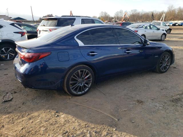 2018 Infiniti Q50 VIN JN1FV7AR7JM481492 Copart auction photo, side damage thumbnail 3