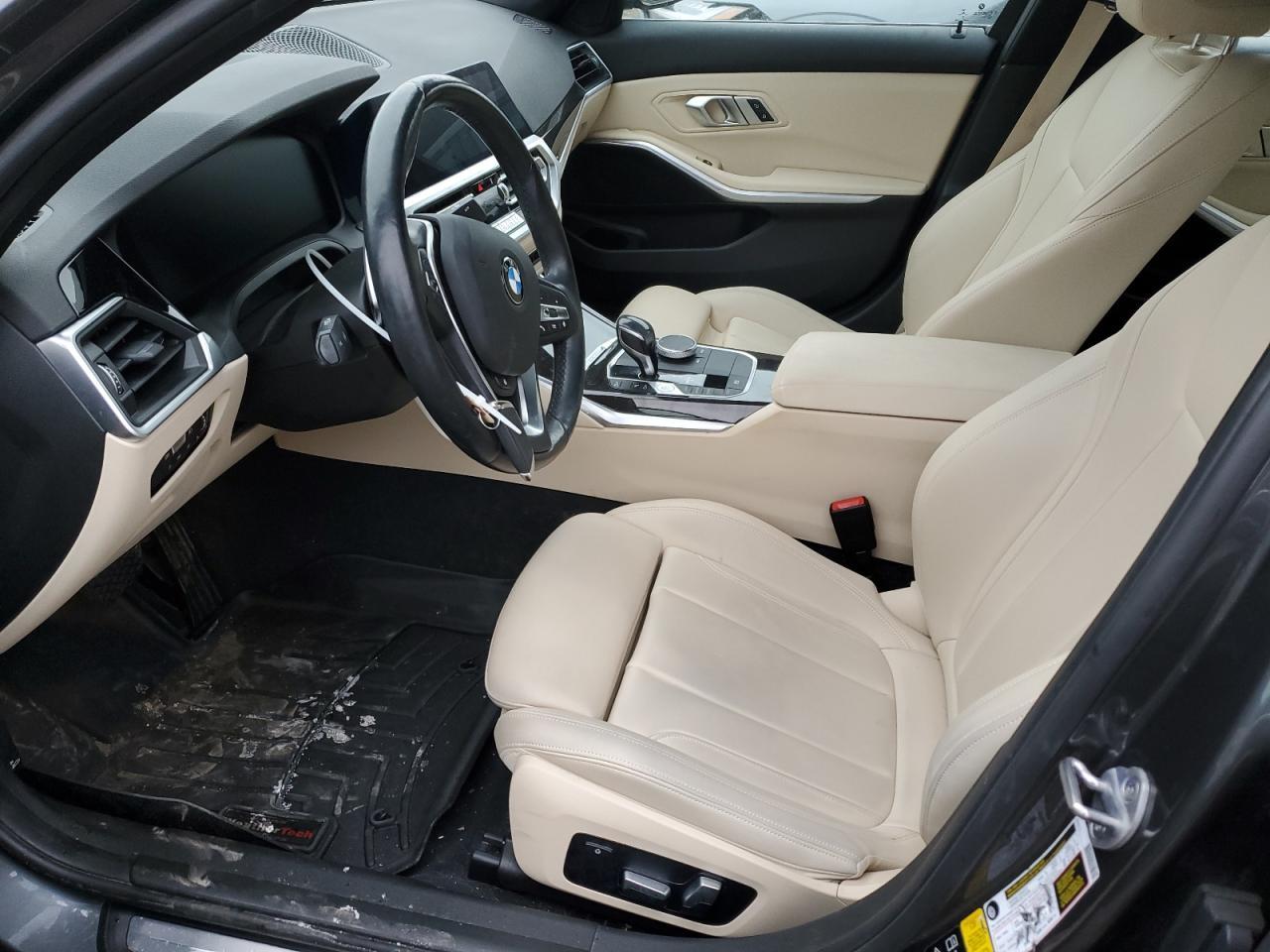 2020 BMW 3er VIN 3MW5R7J00L8B33206 Copart auction photo, front end damage thumbnail 7