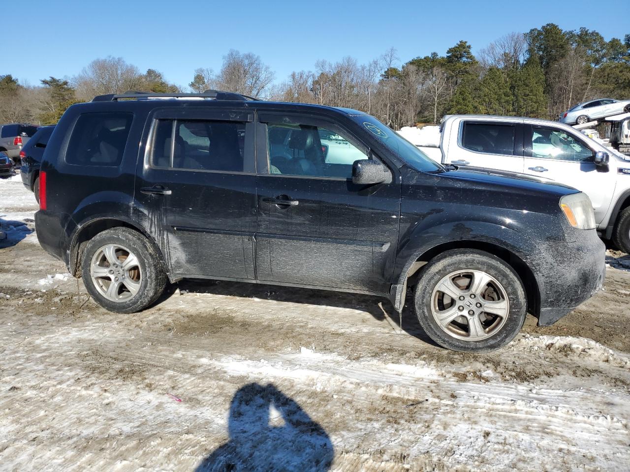 2014 Honda Pilot VIN 5FNYF4H73EB056288 Copart auction photo, front end / rear end damage thumbnail 4