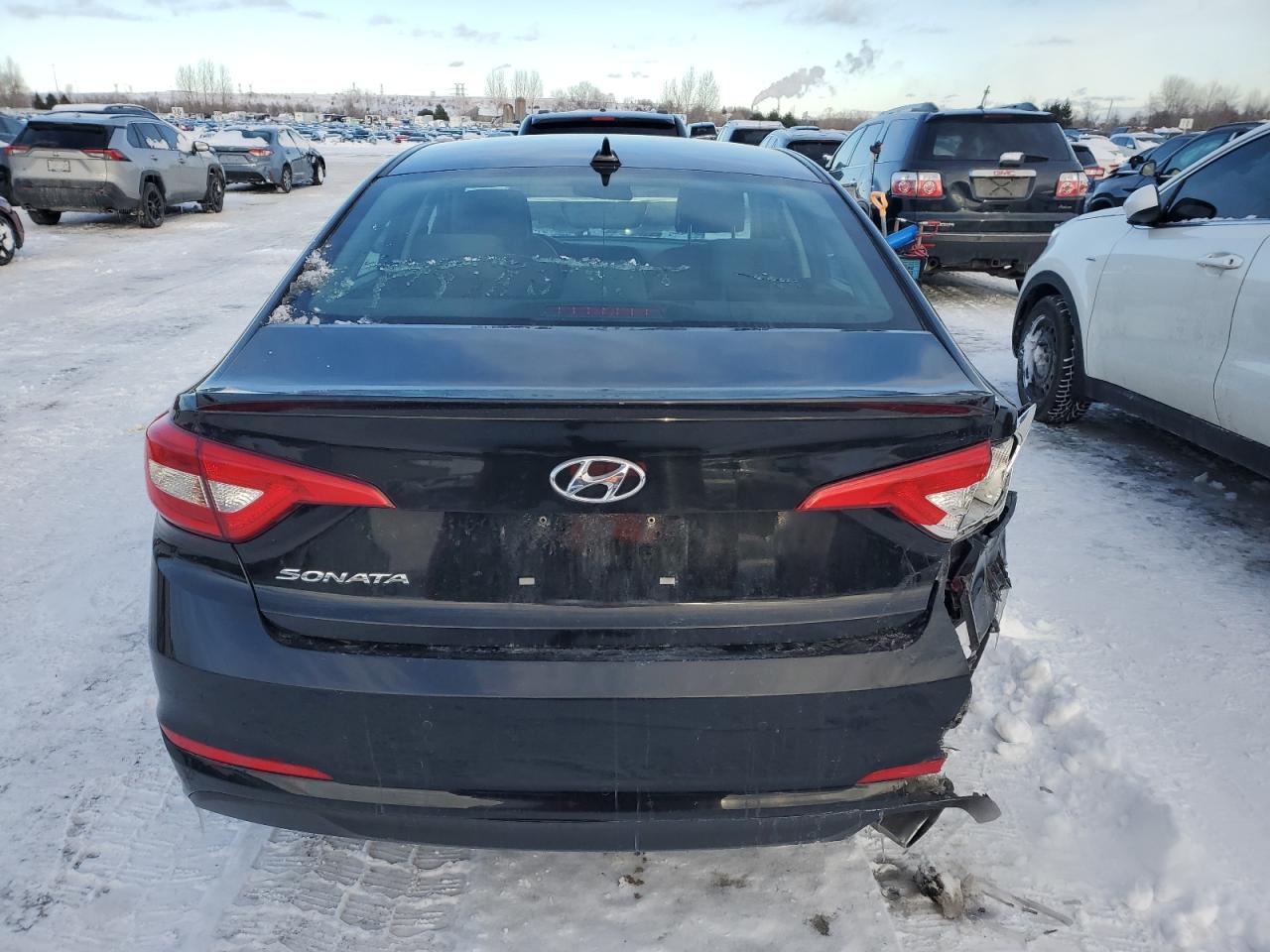 2016 Hyundai Sonata VIN 5NPE24AF4GH293229 Copart auction photo, rear end / undercarriage damage thumbnail 6