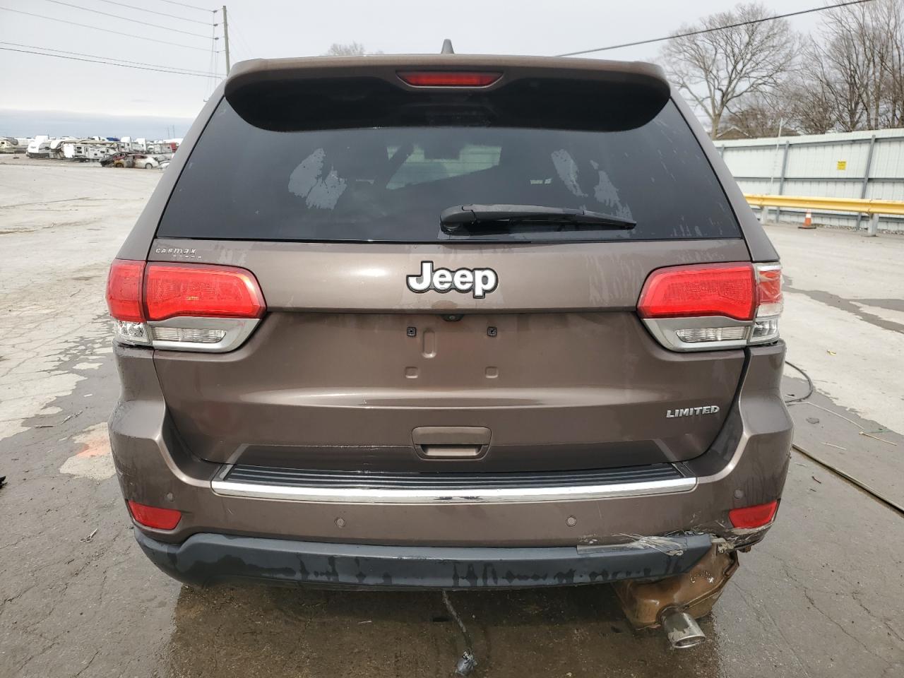 2017 Jeep Grand Cherokee VIN 1C4RJEBG6HC965063 Copart auction photo, front end / rear end damage thumbnail 6