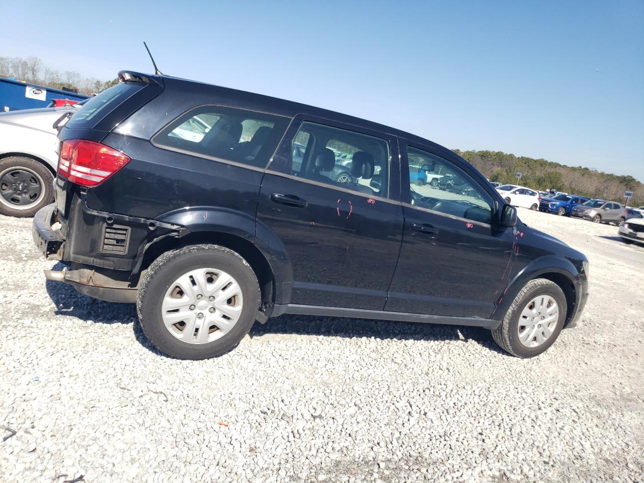 2015 Dodge Journey VIN 3C4PDCAB4FT715170 Copart auction photo, undercarriage / rear end damage thumbnail 3