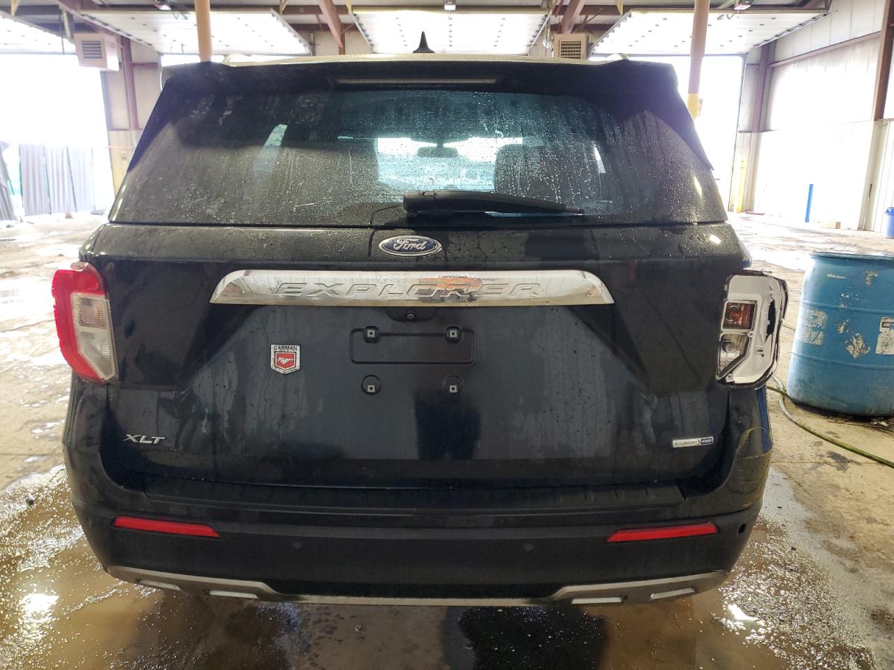 2020 Ford Explorer VIN 1FMSK8DH9LGA79239 Copart auction photo, side / rear end damage thumbnail 6