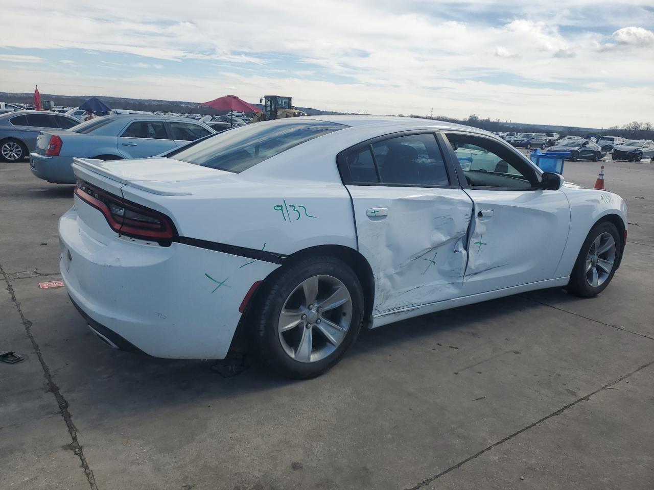 2015 Dodge Charger VIN 2C3CDXBG1FH907840 Copart auction photo, all over damage thumbnail 3