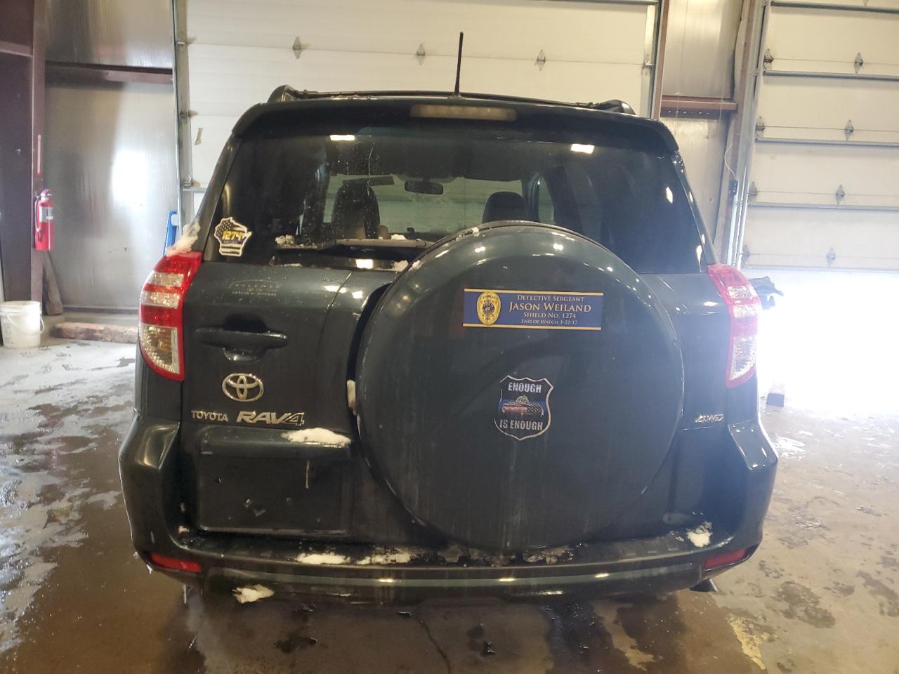 2010 Toyota RAV 4 VIN JTMBF4DV1A5030360 Copart auction photo, side damage thumbnail 6