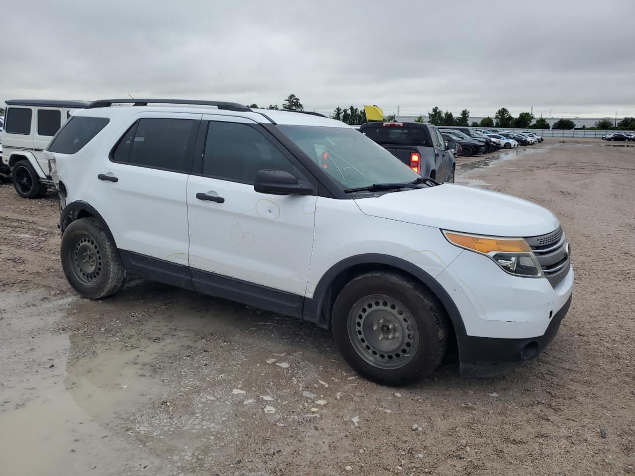 2013 Ford Explorer VIN 1FM5K7B88DGA62489 Copart auction photo, rear end / side damage thumbnail 4