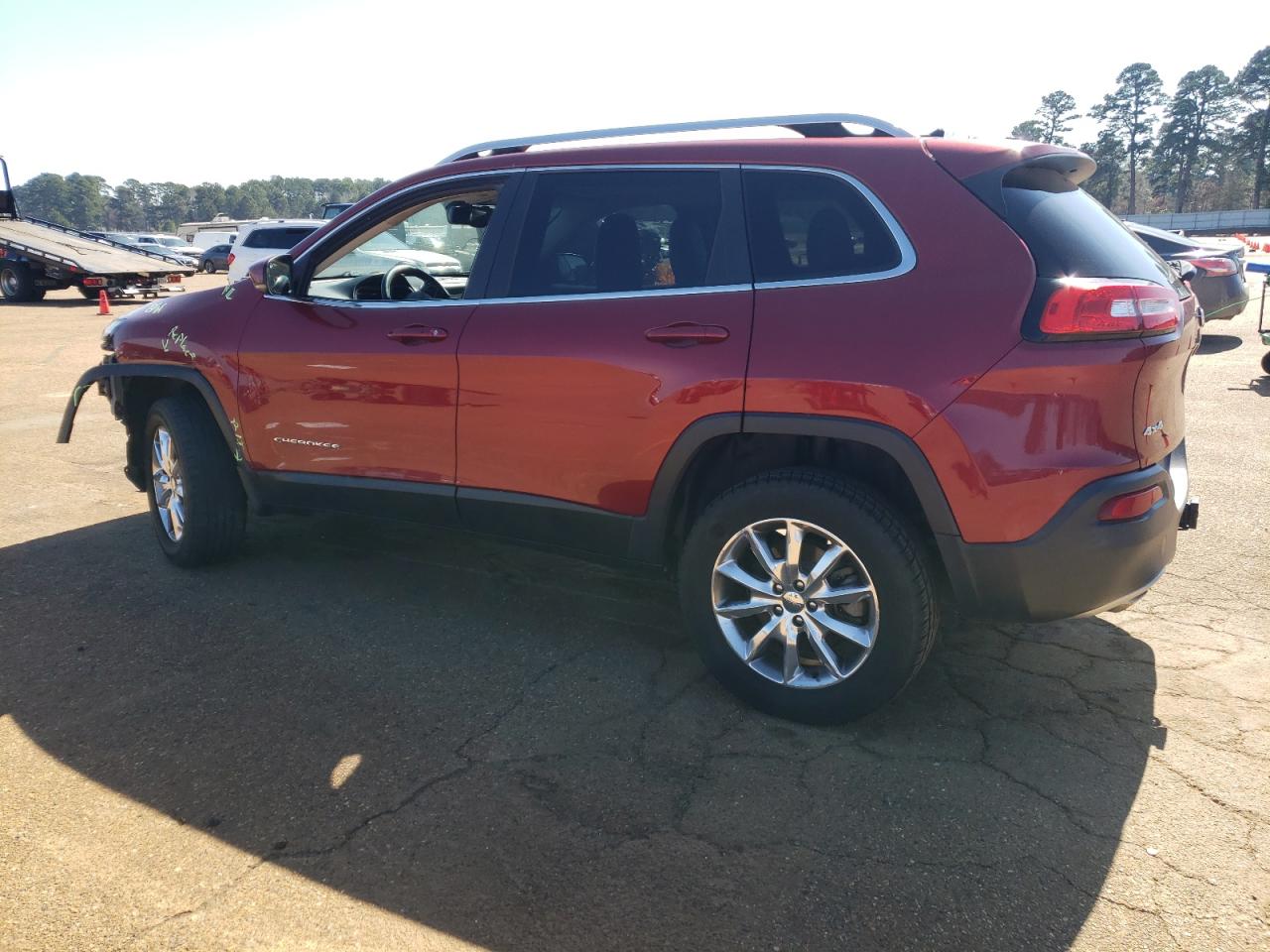 2014 Jeep Grand Cherokee VIN 1C4PJMDB4EW141785 Copart auction photo, frame damage / front end damage thumbnail 2