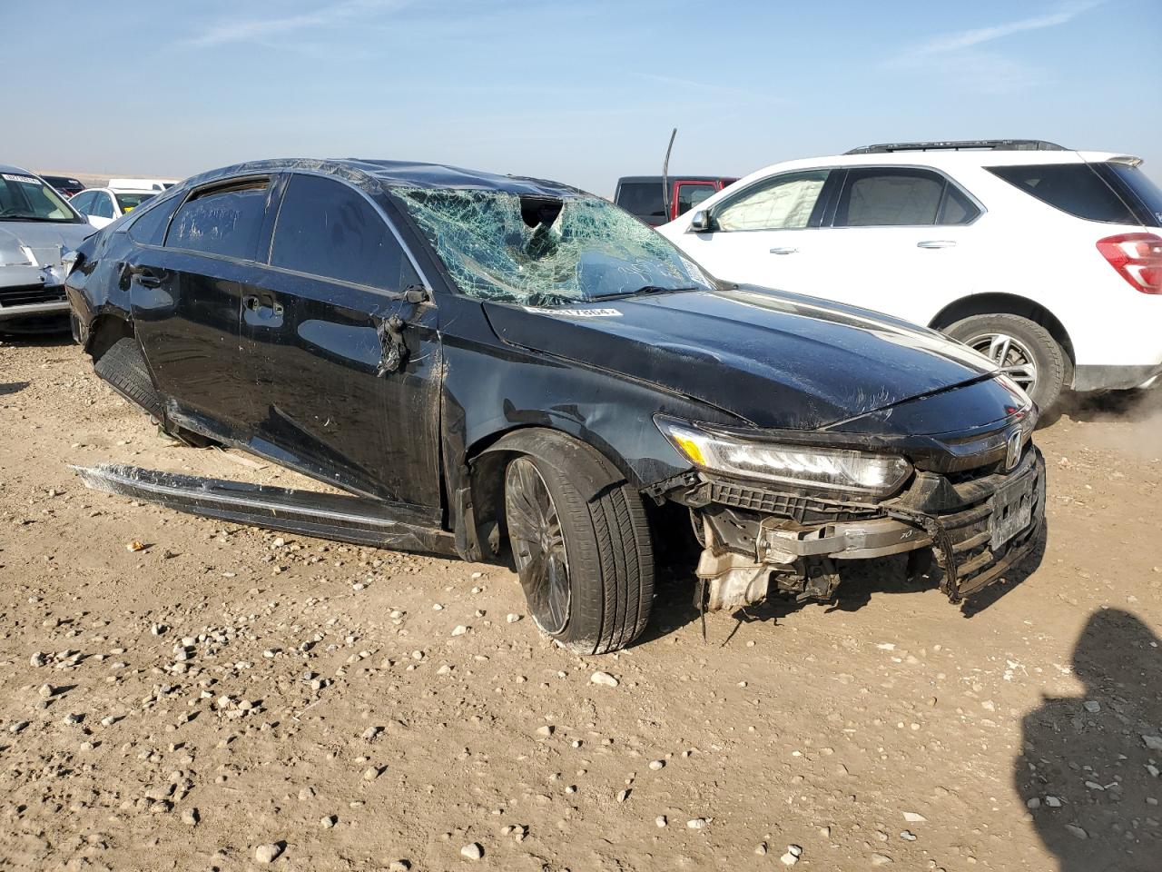 2019 Honda Accord VIN 1HGCV1F34KA056656 Copart auction photo, all over damage thumbnail 4