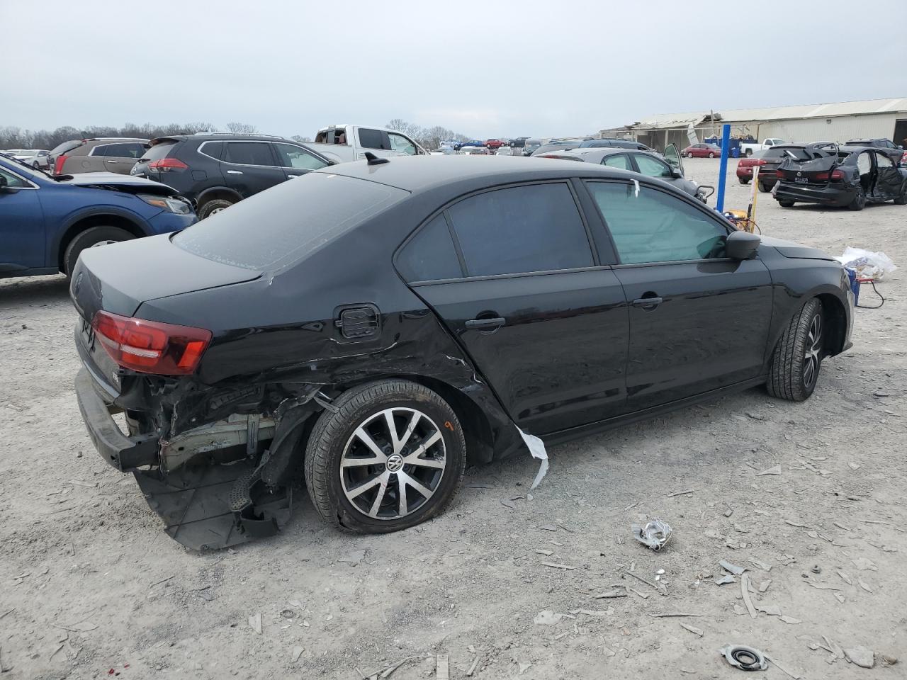 2016 Volkswagen Jetta VIN 3VWD67AJ5GM378030 Copart auction photo, rear end damage thumbnail 3