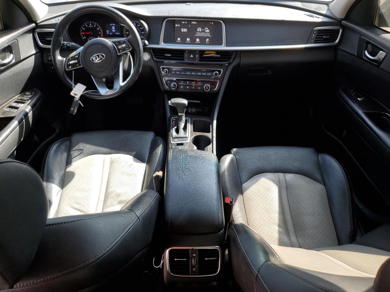 2019 KIA Optima VIN 5XXGU4L10KG316871 Copart auction photo, front end / side damage thumbnail 8