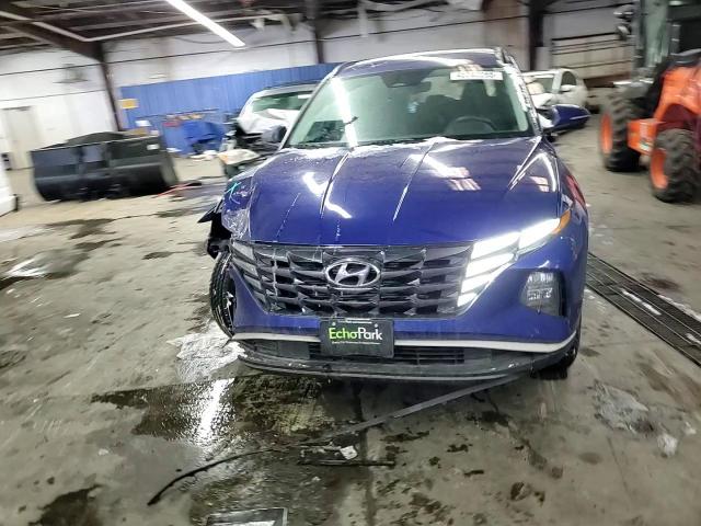 2022 Hyundai Tucson VIN 5NMJBCAE0NH033663 Copart auction photo, side / front end damage thumbnail 10