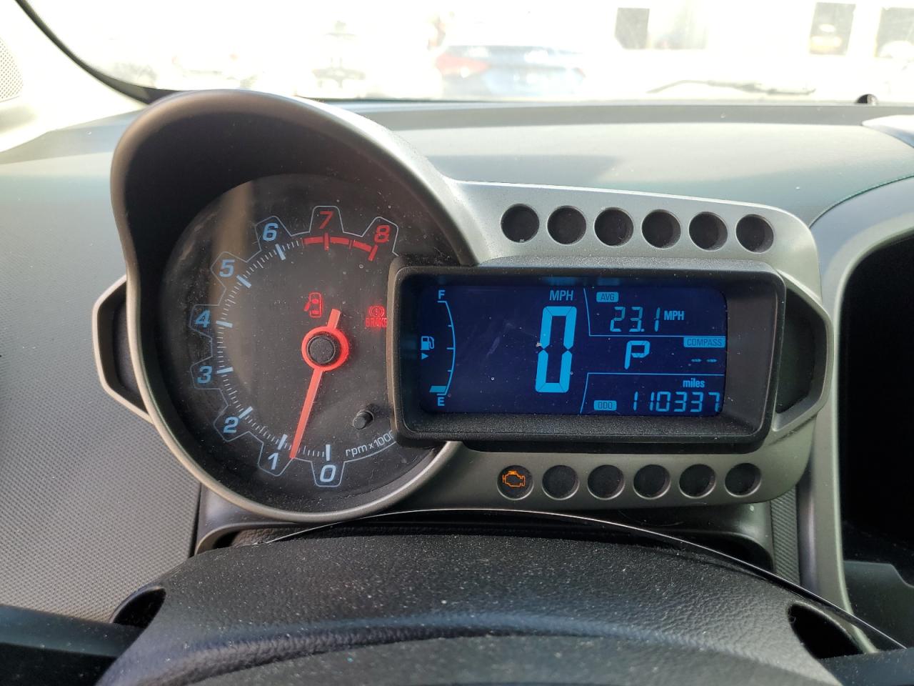 2015 Chevrolet Sonic VIN 1G1JE5SB4F4102879 Copart auction photo, front end / minor dent/scratches damage thumbnail 9
