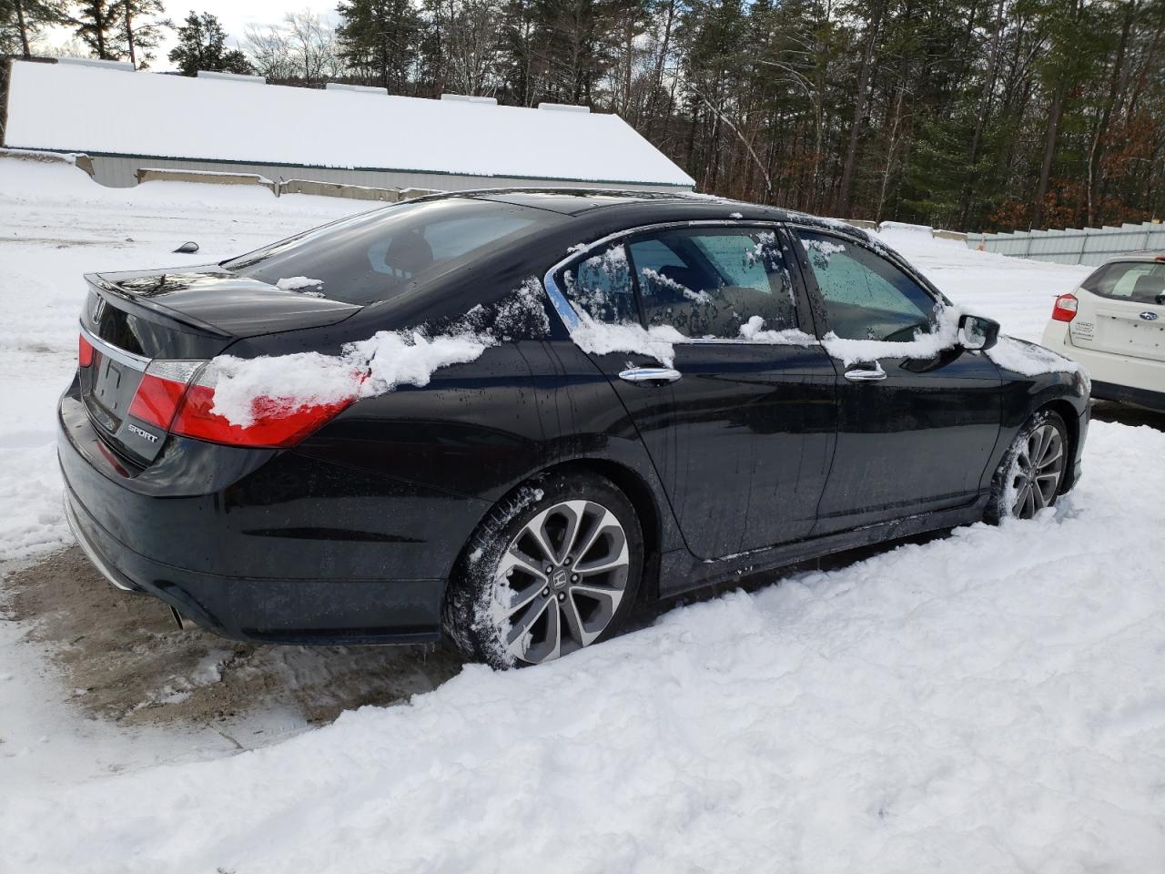 2014 Honda Accord VIN 1HGCR2F53EA260526 Copart auction photo, side / rear end damage thumbnail 3