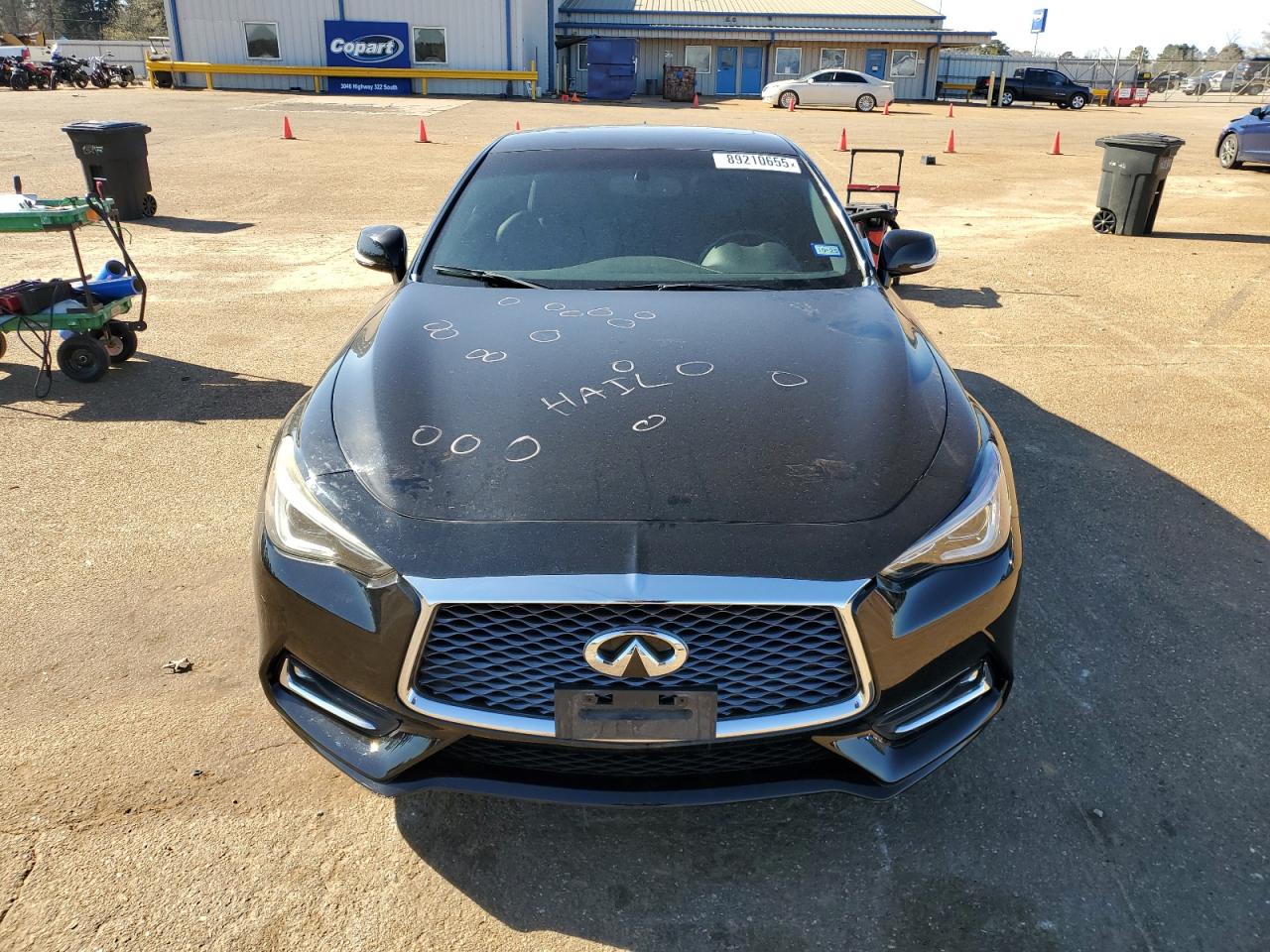 2017 Infiniti Q60 VIN JN1CV7EK6HM110835 Copart auction photo, hail damage thumbnail 5