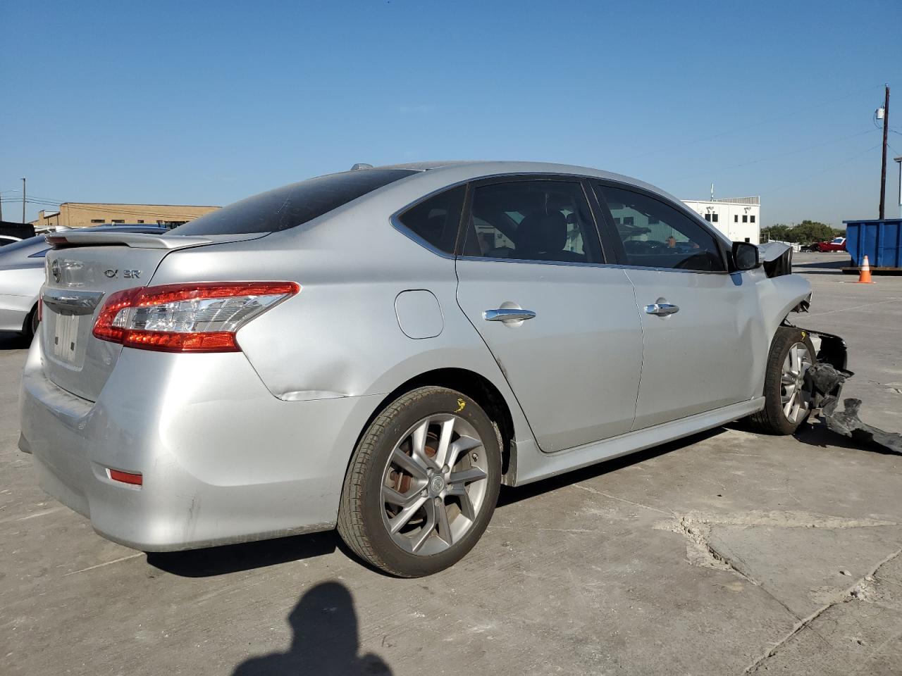 2015 Nissan Sentra VIN 3N1AB7AP9FY332541 Copart auction photo, front end damage thumbnail 3