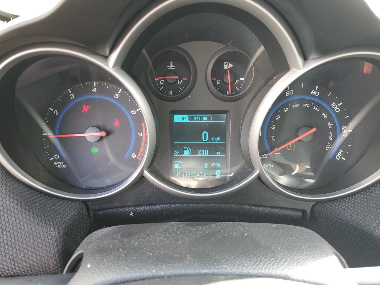 2016 Chevrolet Cruze VIN 1G1PF5SB4G7152012 Copart auction photo, front end / side damage thumbnail 9