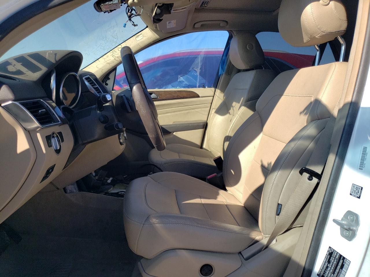 2014 Mercedes-Benz M-klasse VIN 4JGDA5JB4EA346545 Copart auction photo, vandalism / rear end damage thumbnail 7