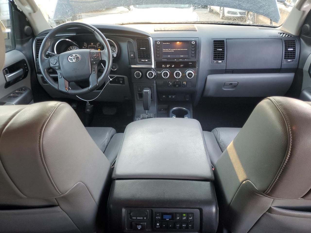 2020 Toyota Sequoia VIN 5TDJY5G17LS180247 Copart auction photo, rear end / side damage thumbnail 8