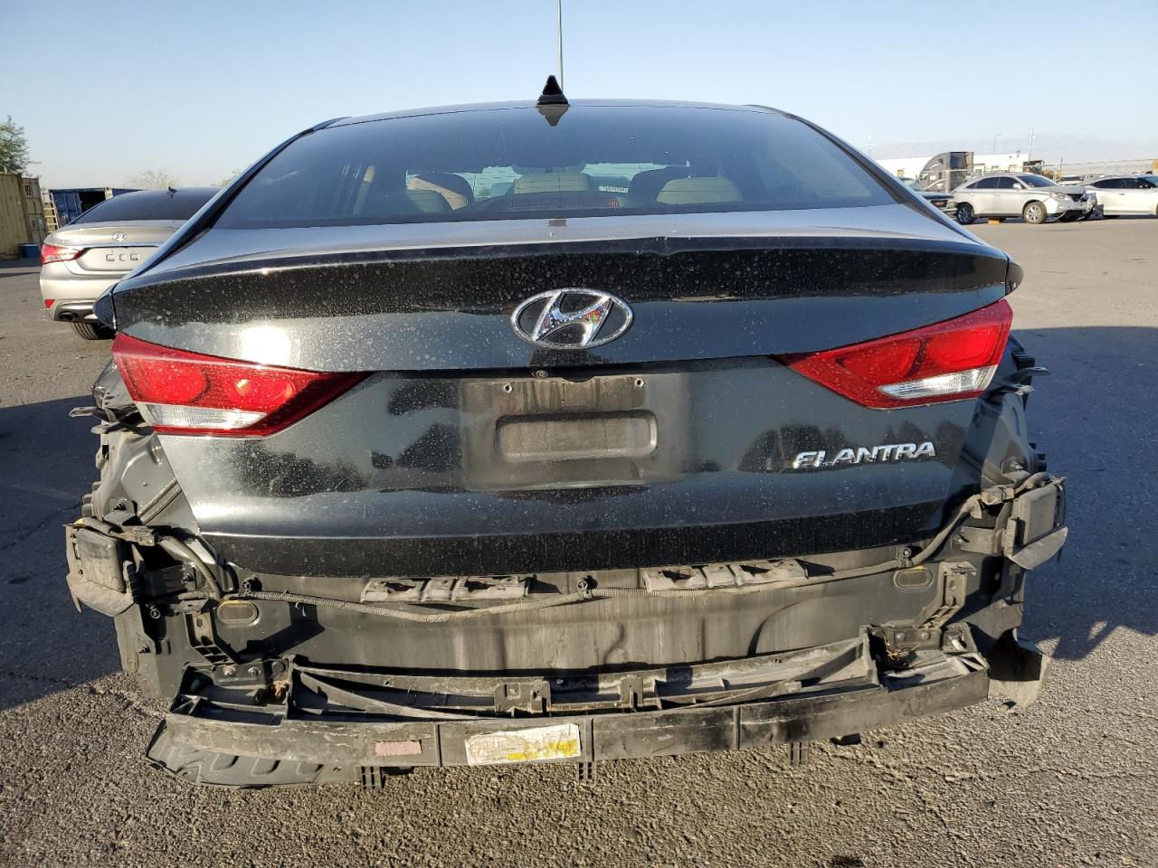 2018 Hyundai Elantra VIN 5NPD84LF3JH390372 Copart auction photo, front end damage thumbnail 6