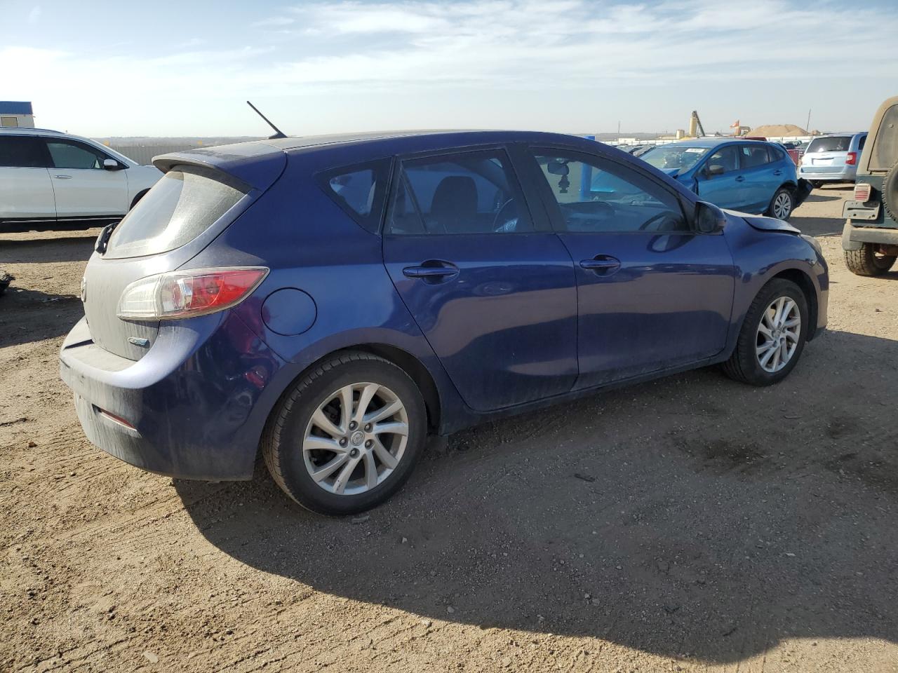 2012 Mazda 3 VIN JM1BL1L78C1631060 Copart auction photo, front end damage thumbnail 3