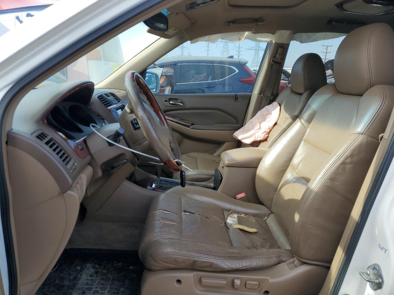 2004 Acura MDX VIN 2HNYD18974H526234 Copart auction photo, side damage thumbnail 7