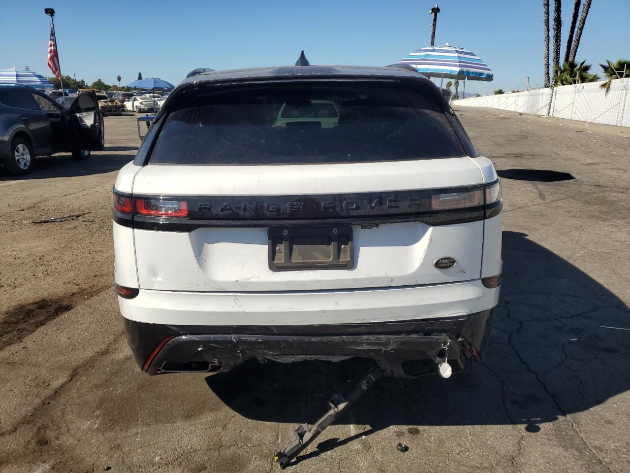 2020 Land Rover Range Rover VIN SALYK2FV4LA289306 Copart auction photo, front end / rear end damage thumbnail 6