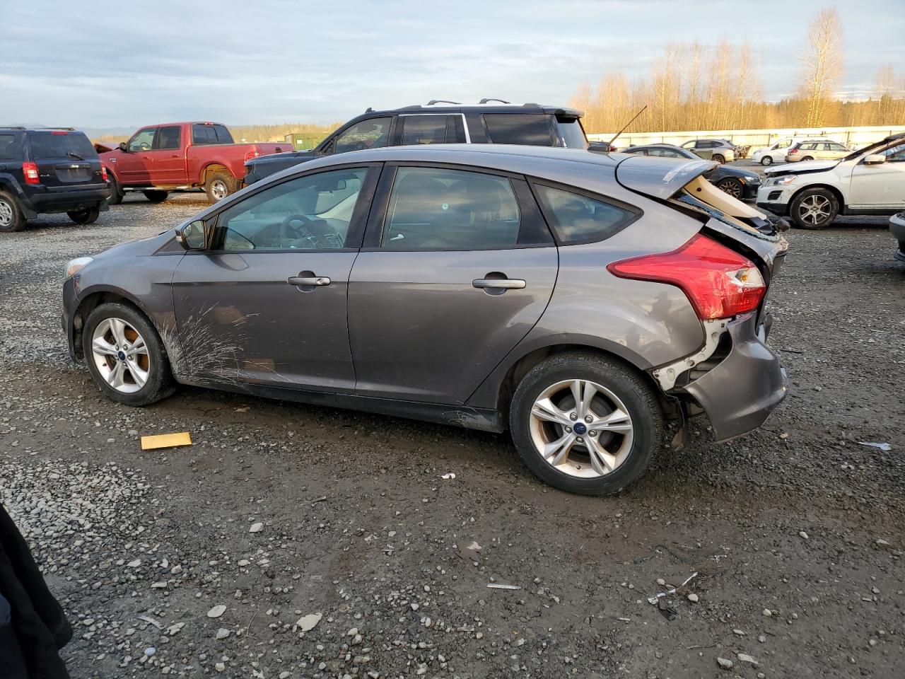 2013 Ford Focus VIN 1FADP3K24DL239672 Copart auction photo, rear end / side damage thumbnail 2