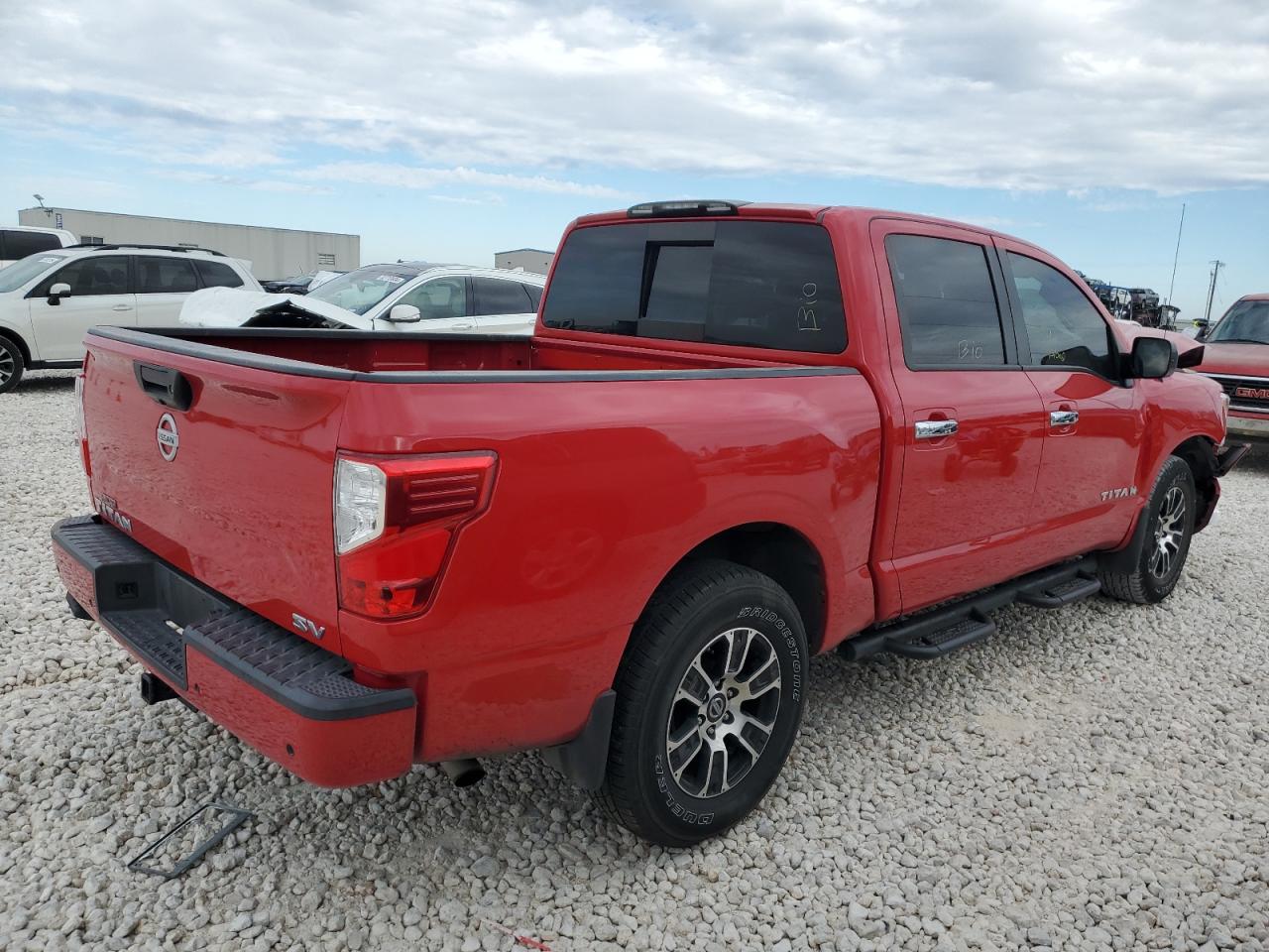 2021 Nissan Titan VIN 1N6AA1EE7MN500318 Copart auction photo, front end damage thumbnail 3