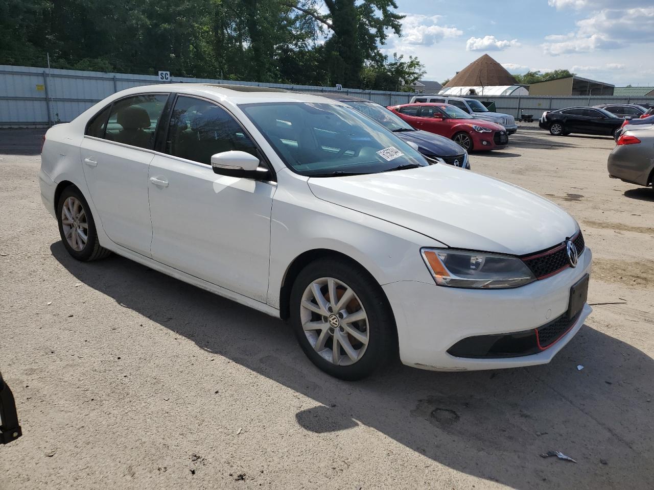 2014 Volkswagen Jetta VIN 3VWD17AJ3EM407889 Copart auction photo, water/flood damage thumbnail 4