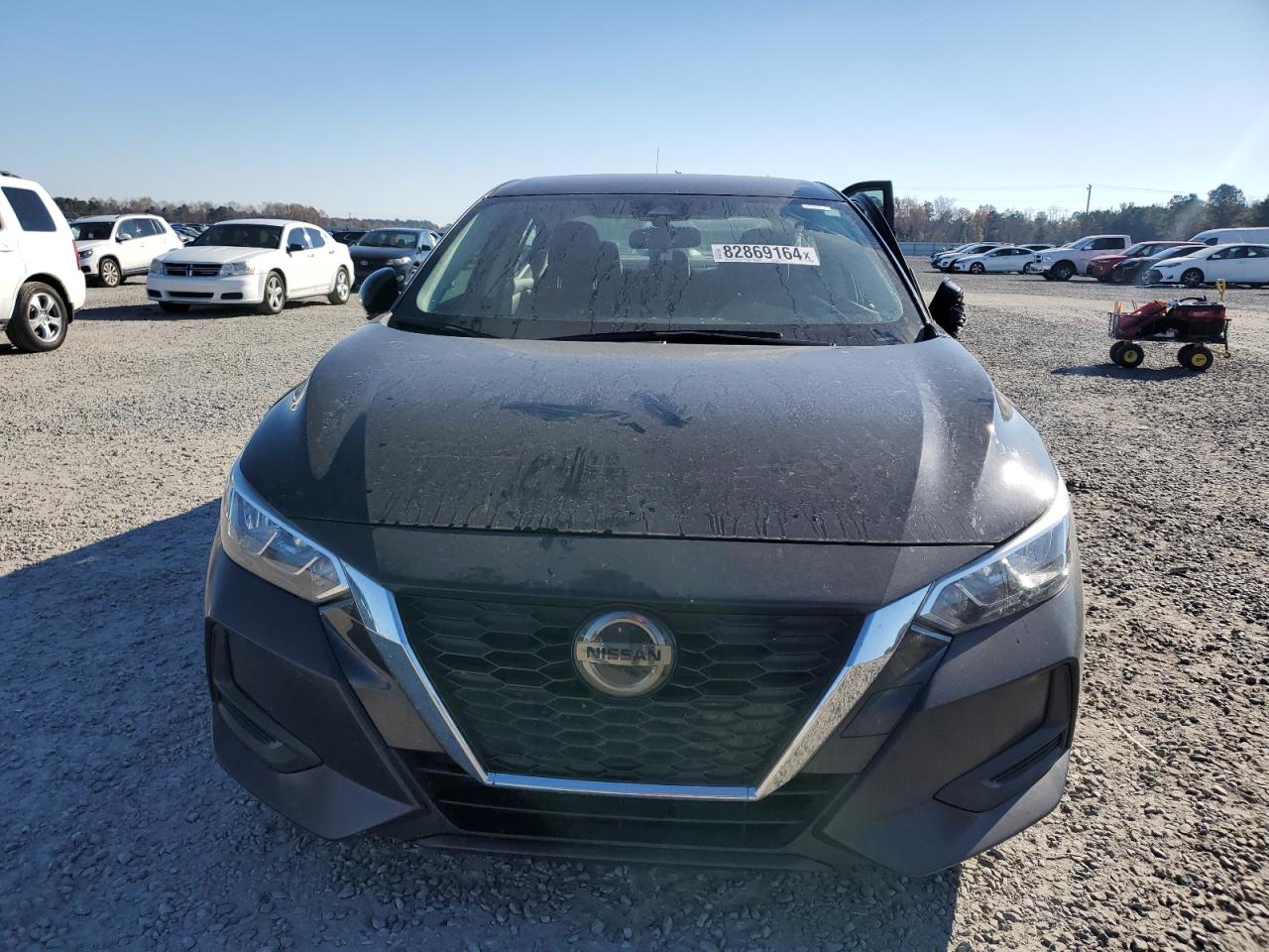 2021 Nissan Sentra VIN 3N1AB8BV3MY226196 Copart auction photo, side damage thumbnail 5