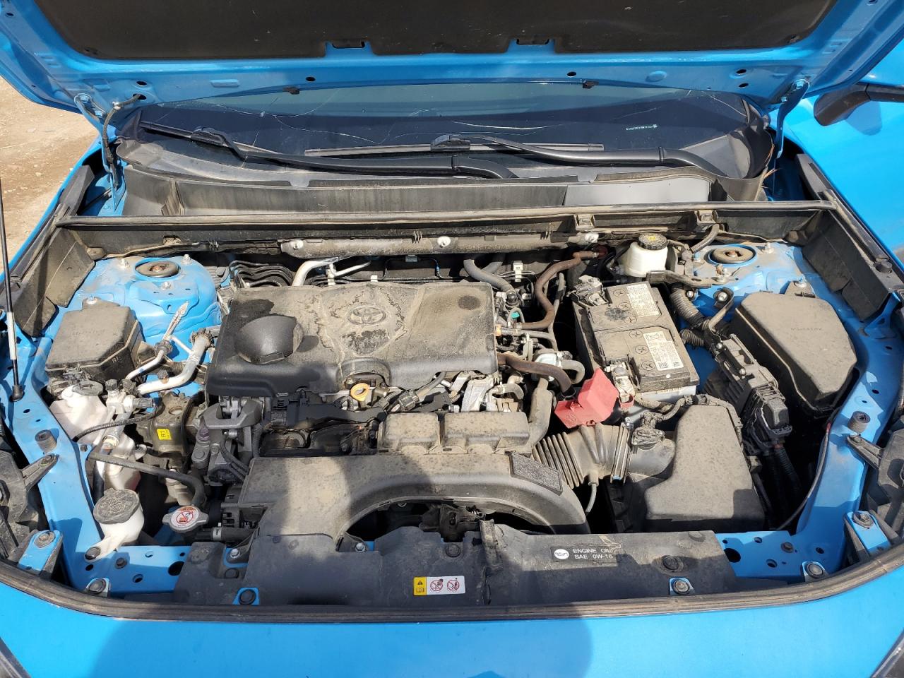 2021 Toyota RAV 4 VIN 2T3P1RFV1MW183090 Copart auction photo, front end / side damage thumbnail 14