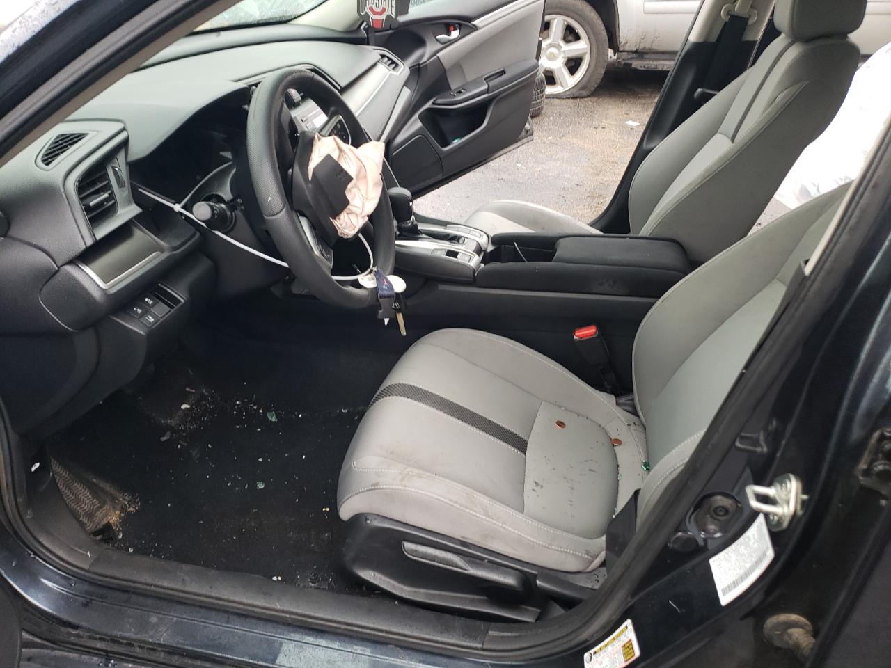 2019 Honda Civic VIN 2HGFC2F63KH572494 Copart auction photo, rear end / front end damage thumbnail 7