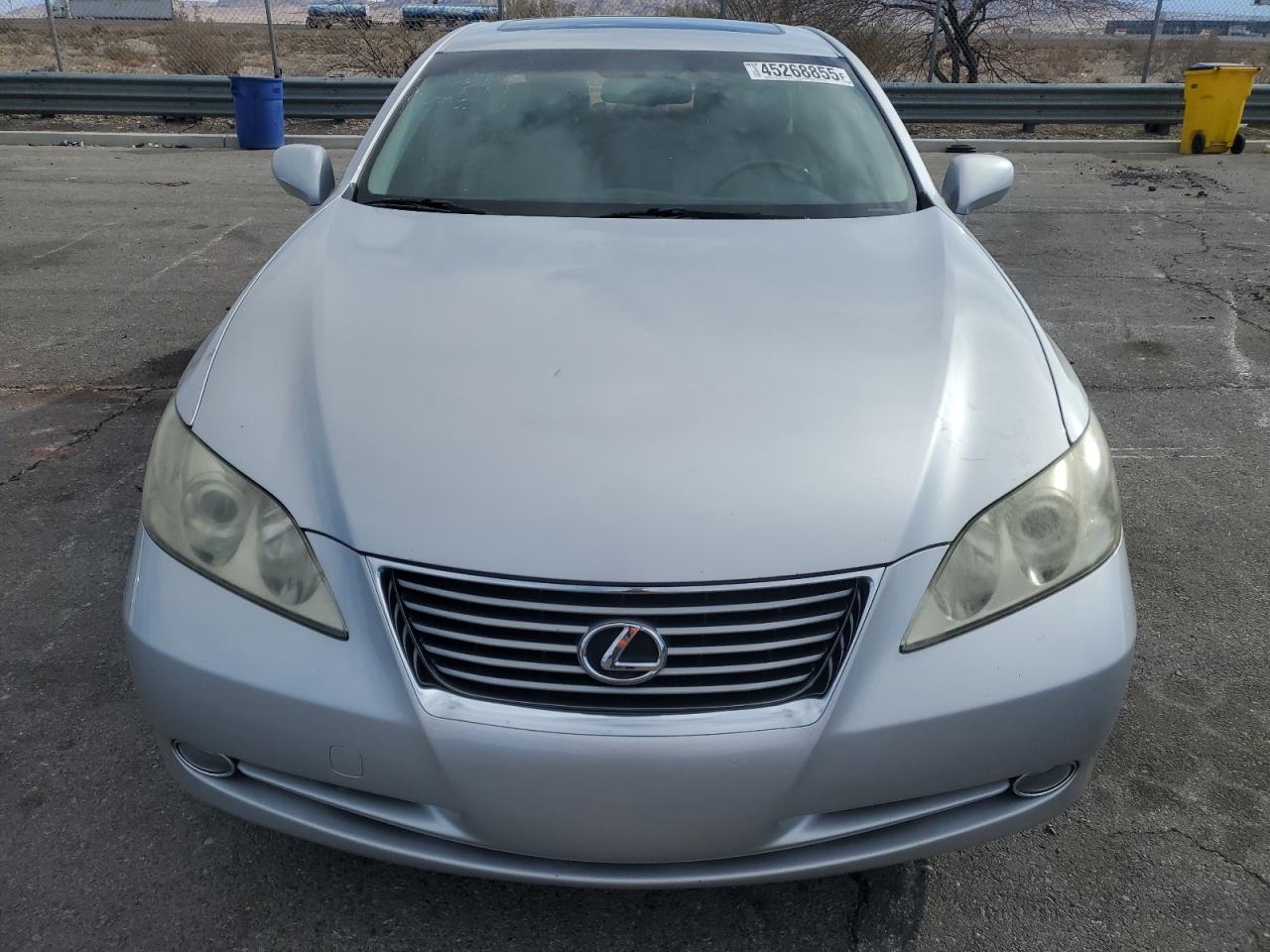 2008 Lexus ES VIN JTHBJ46G382267178 Copart auction photo, all over damage thumbnail 5