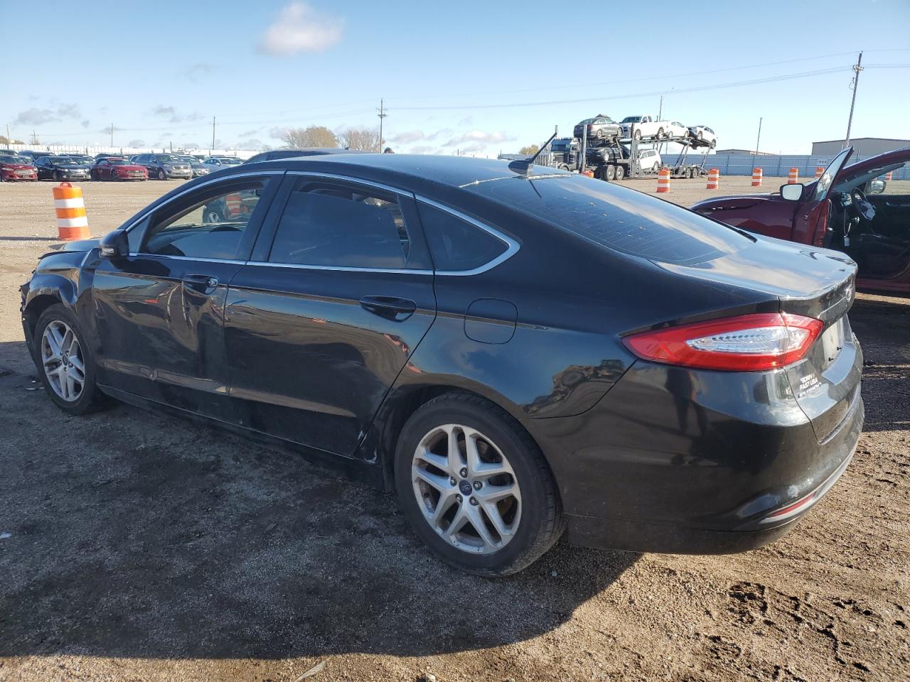 2014 Ford Fusion VIN 3FA6P0HDXER236570 Copart auction photo, front end / side damage thumbnail 2