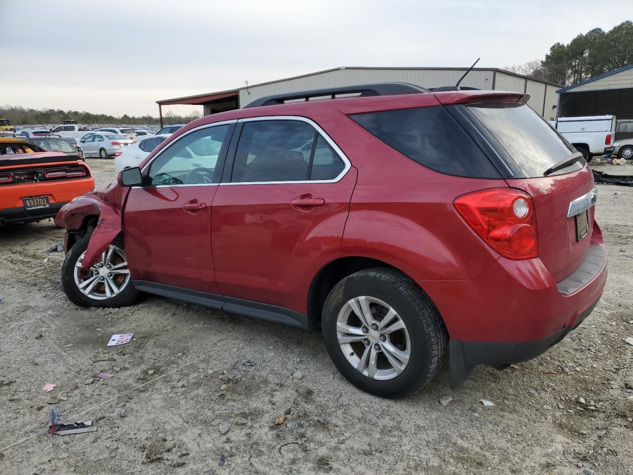 2015 Chevrolet Equinox VIN 2GNALCEK8F6395589 Copart auction photo, side / front end damage thumbnail 2