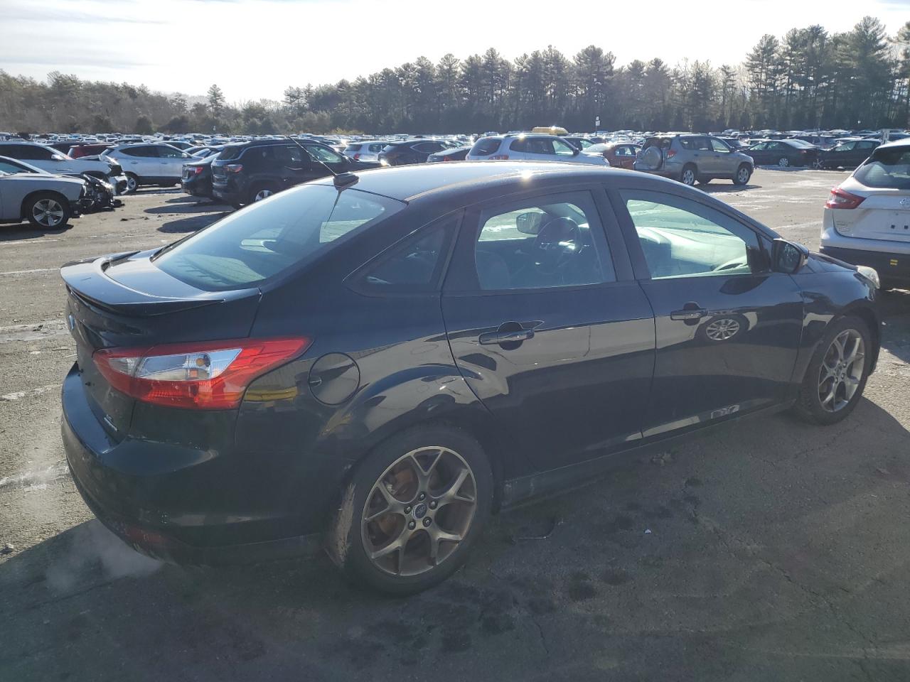 2014 Ford Focus VIN 1FADP3F21EL115774 Copart auction photo, front end damage thumbnail 3