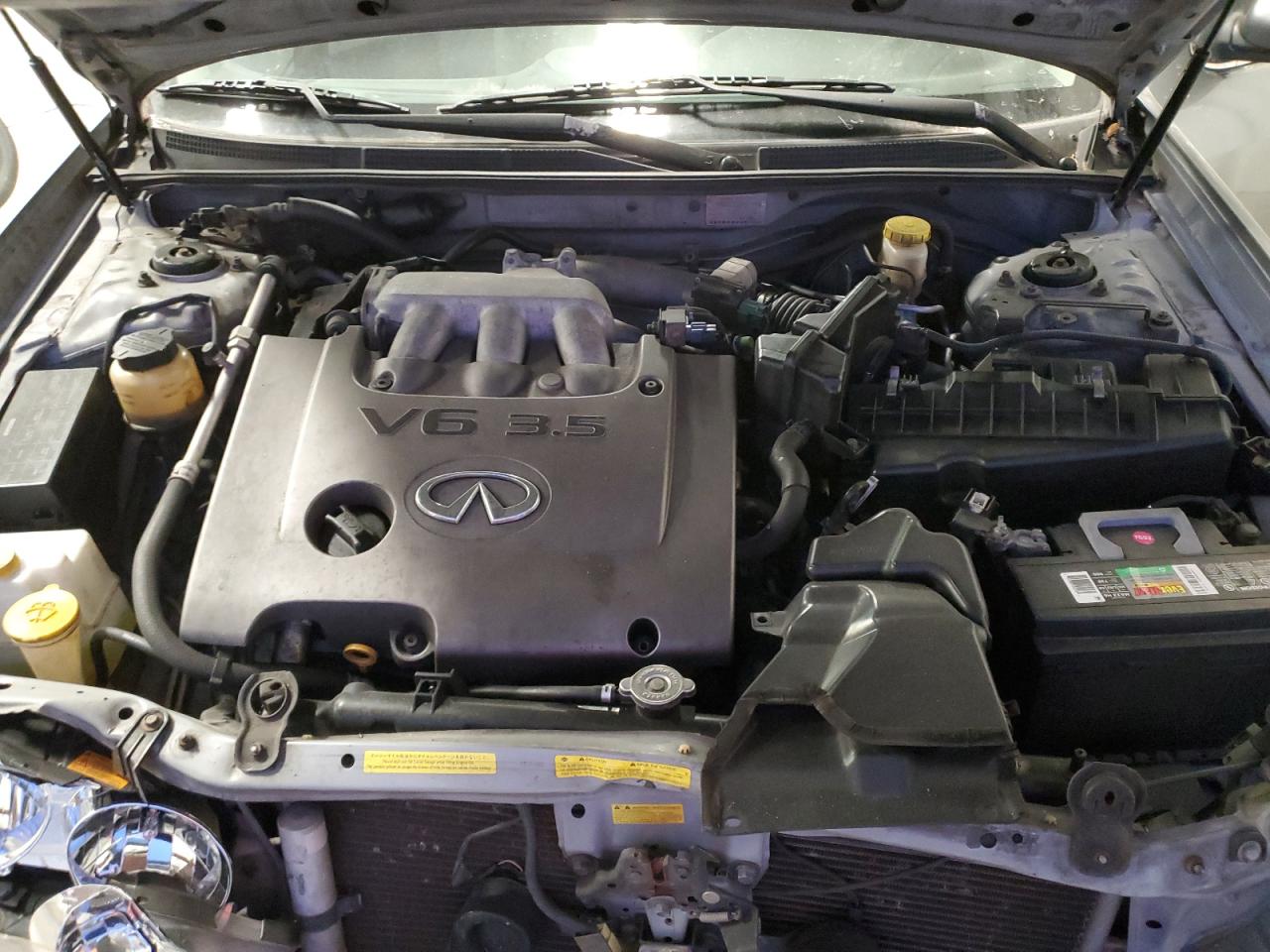 2004 Infiniti I VIN JNKDA31A74T200531 Copart auction photo, front end damage thumbnail 11