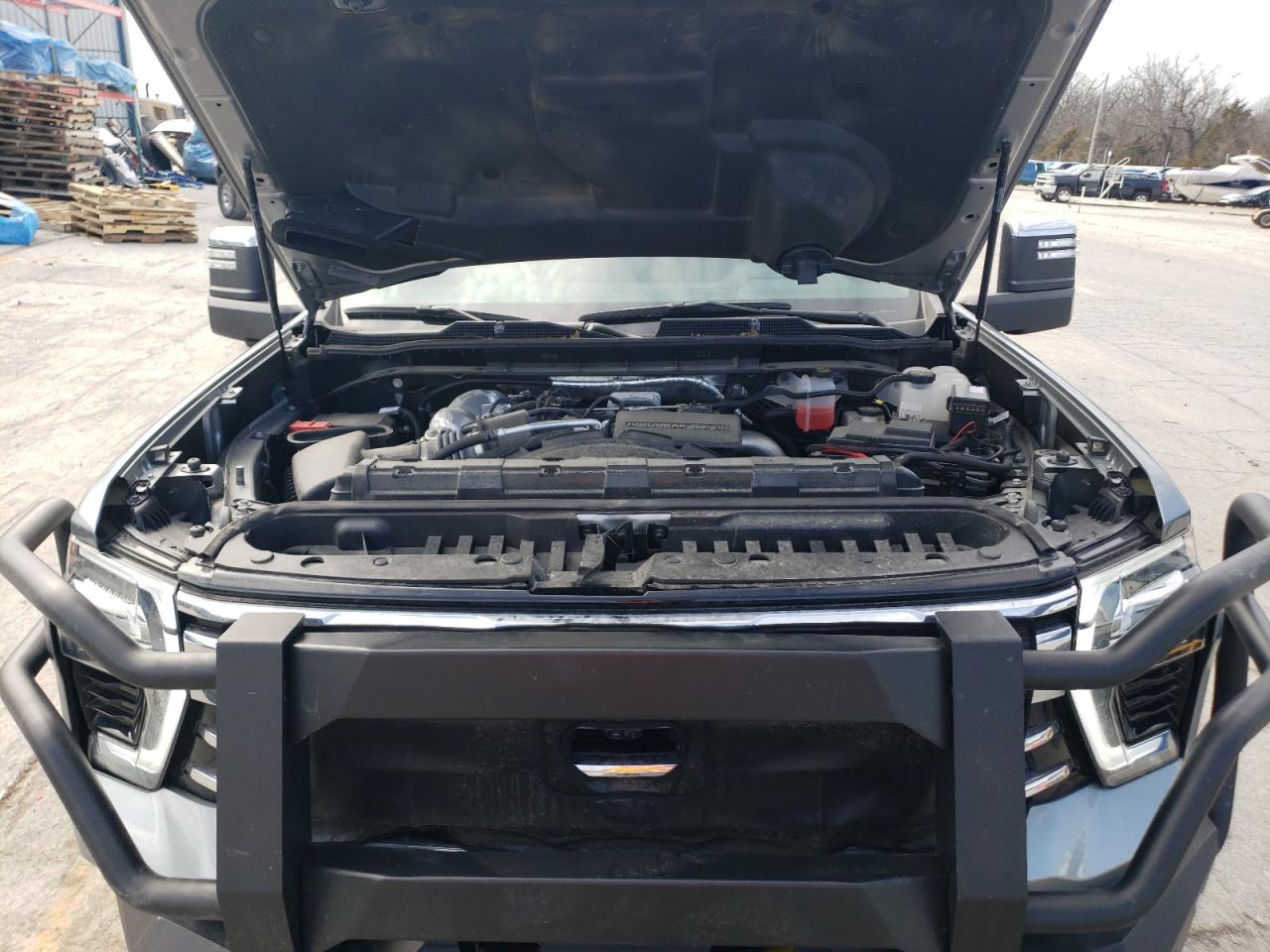 2024 Chevrolet Silverado VIN 1GC4YUEY6RF324466 Copart auction photo, rear end / hail damage thumbnail 11