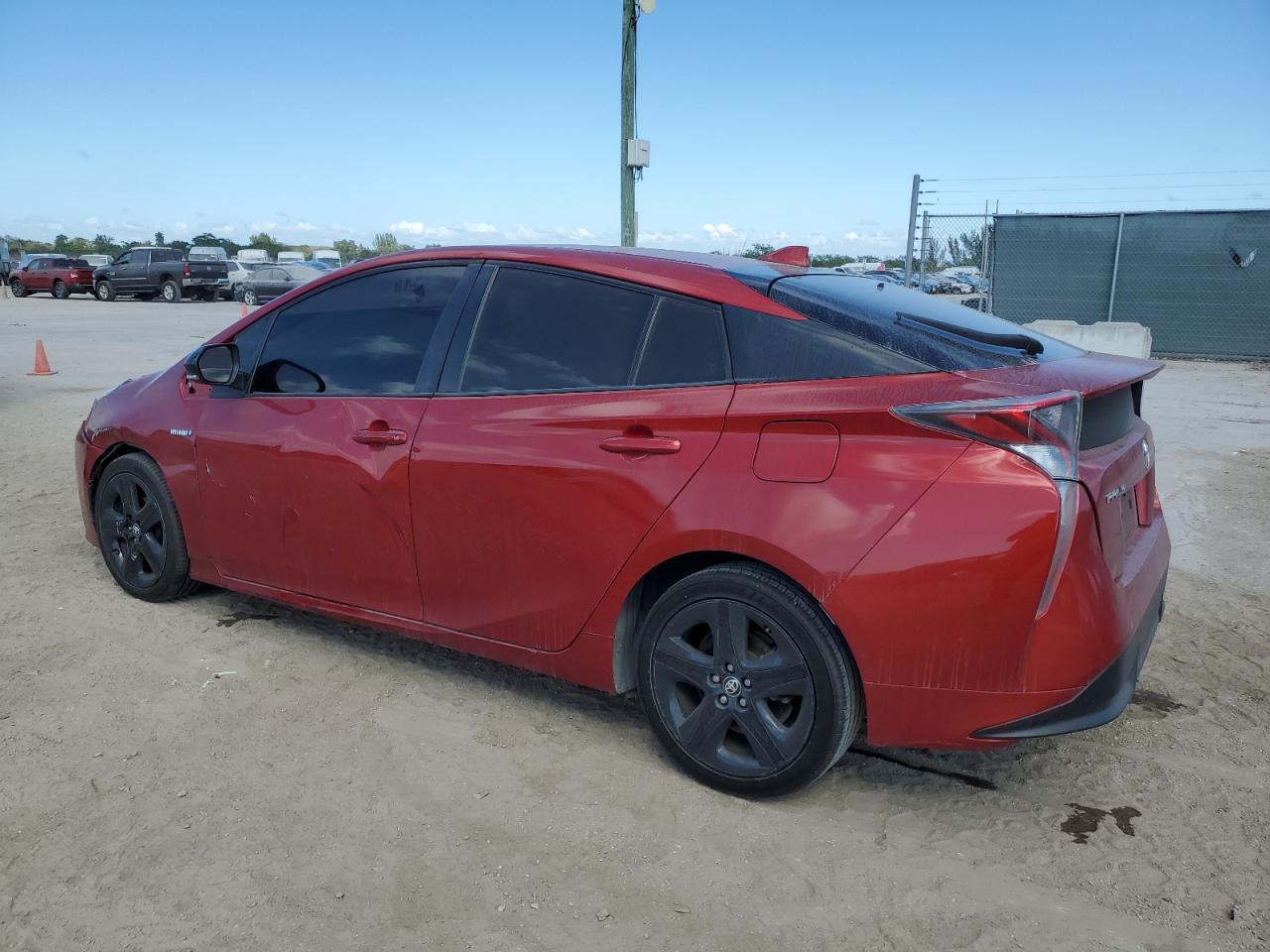 2017 Toyota Prius VIN JTDKARFU0H3529365 Copart auction photo, front end damage thumbnail 2