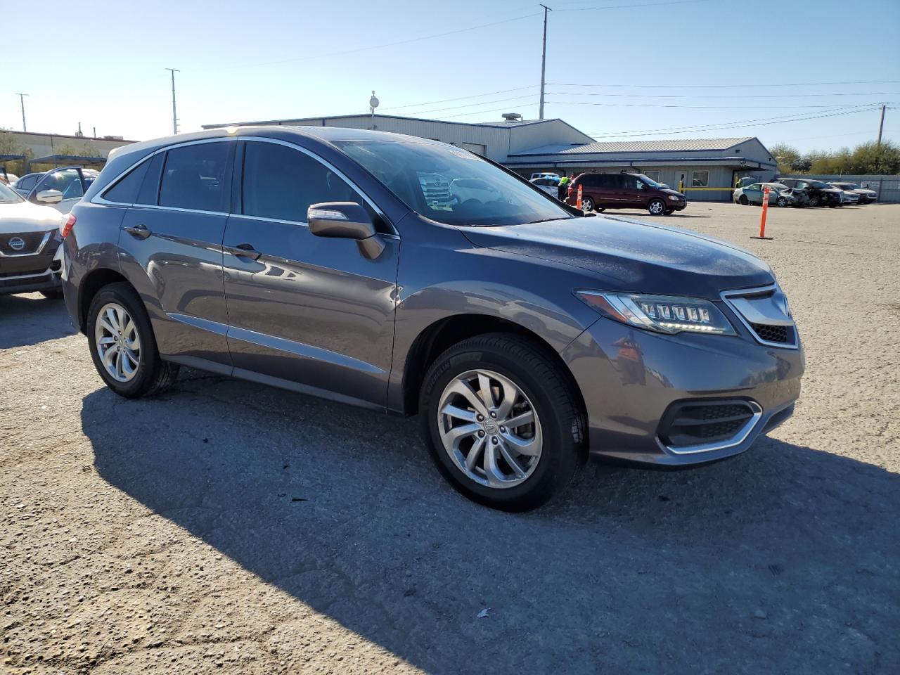 2017 Acura RDX VIN 5J8TB3H59HL013043 Copart auction photo, side / rear end damage thumbnail 4