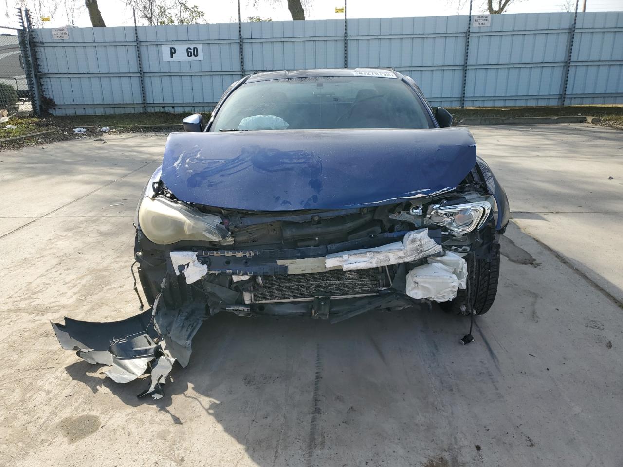 2013 Subaru BRZ VIN JF1ZCAC12D2610202 Copart auction photo, front end / side damage thumbnail 5