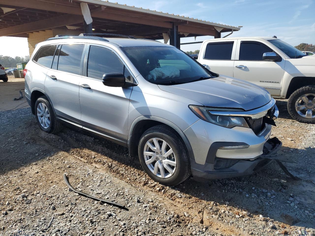 2019 Honda Pilot VIN 5FNYF6H17KB009526 Copart auction photo, front end damage thumbnail 4