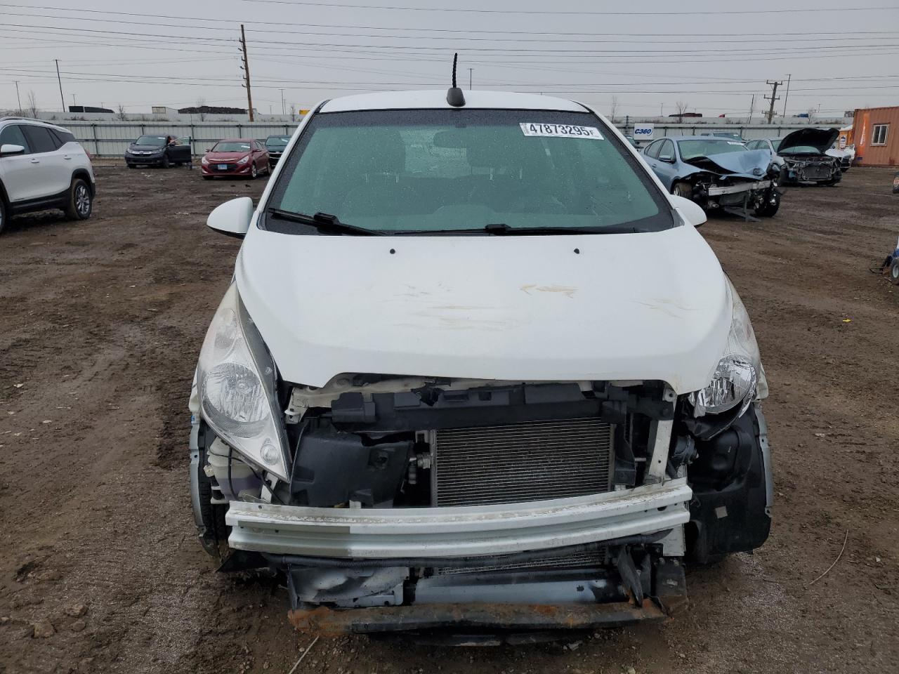 2015 Chevrolet Spark VIN KL8CD6S93FC738214 Copart auction photo, front end damage thumbnail 5