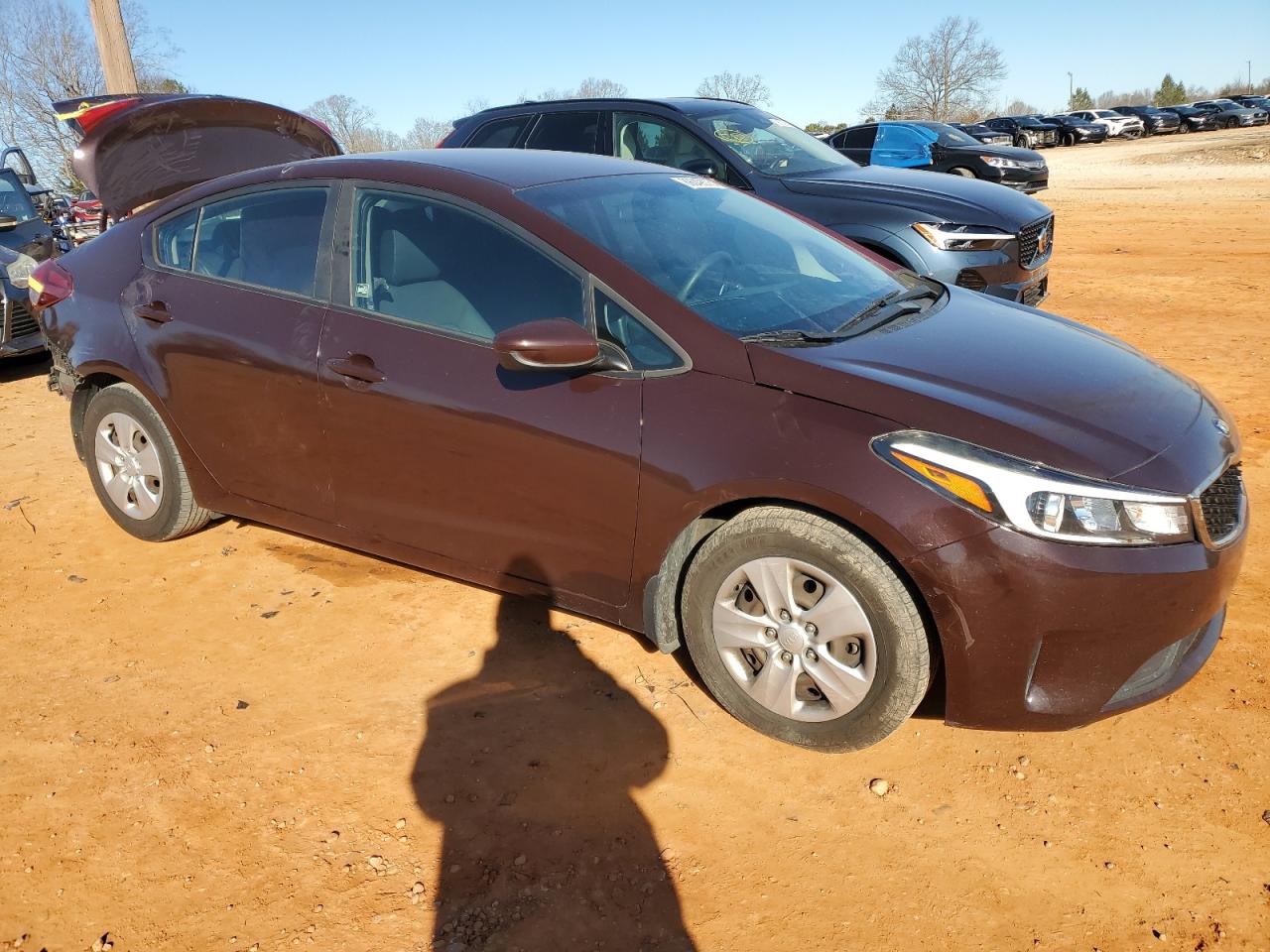 2017 KIA Forte VIN 3KPFK4A75HE012719 Copart auction photo, rear end damage thumbnail 4