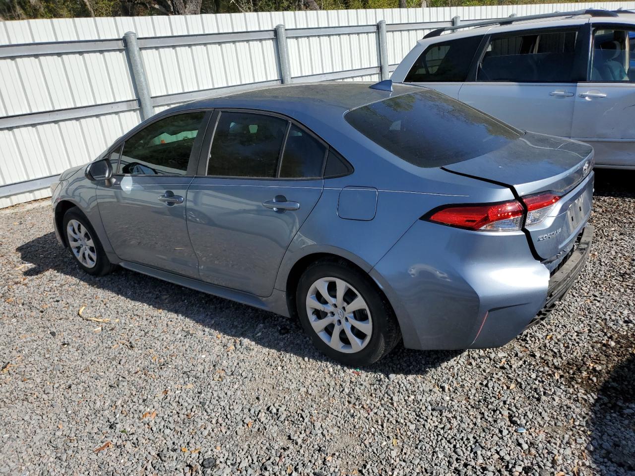 2021 Toyota Corolla VIN 5YFEPMAE0MP175007 Copart auction photo, side / rear end damage thumbnail 2